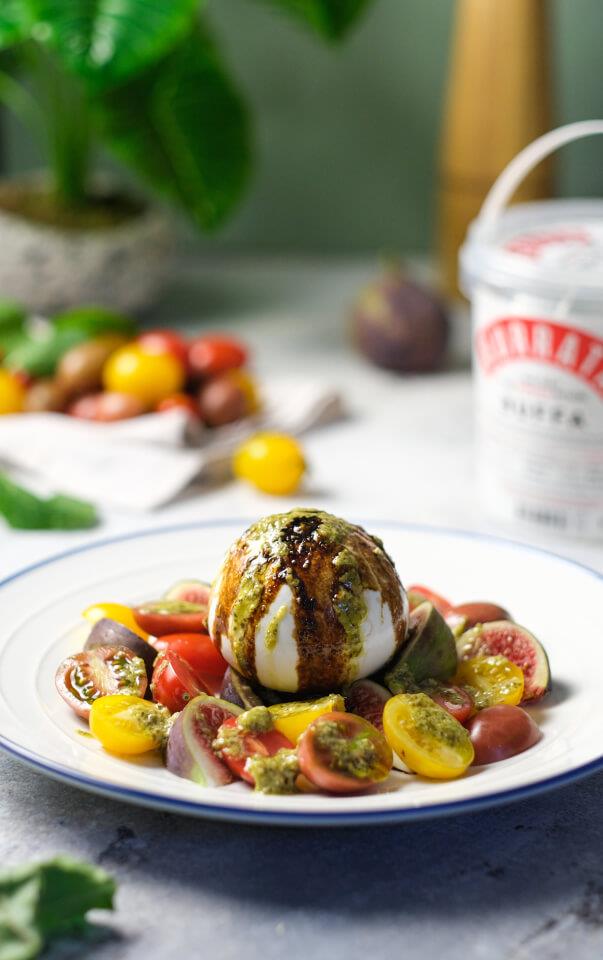 Köz Patlıcan & Burrata