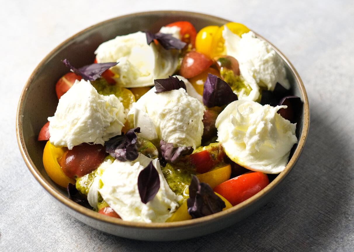 Mozzarella With Spring Tomatoes